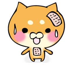 Shiba dog answers 2. sticker #12642527