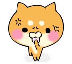 Shiba dog answers 2. sticker #12642544