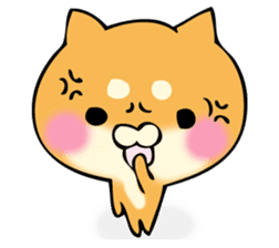 Shiba dog answers 2. sticker #12642544