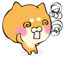 Shiba dog answers 2. sticker #12642549