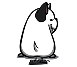 Nimbus The Frenchie sticker #12642590