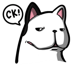 Nimbus The Frenchie sticker #12642595