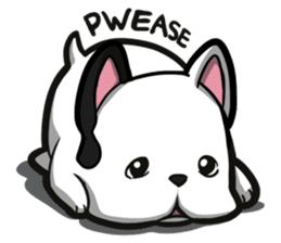 Nimbus The Frenchie sticker #12642599