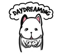 Nimbus The Frenchie sticker #12642601