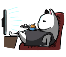 Nimbus The Frenchie sticker #12642605