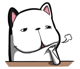 Nimbus The Frenchie sticker #12642611