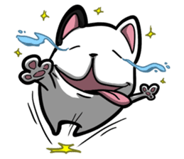 Nimbus The Frenchie sticker #12642615