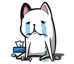 Nimbus The Frenchie sticker #12642617