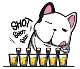 Nimbus The Frenchie sticker #12642619