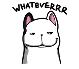 Nimbus The Frenchie sticker #12642620