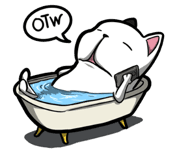 Nimbus The Frenchie sticker #12642621