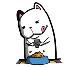 Nimbus The Frenchie sticker #12642622