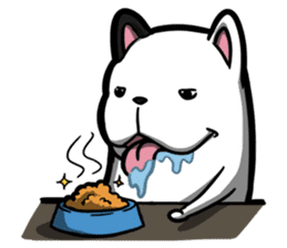 Nimbus The Frenchie sticker #12642623