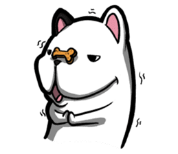 Nimbus The Frenchie sticker #12642625