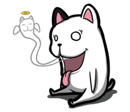 Nimbus The Frenchie sticker #12642626