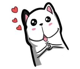 Nimbus The Frenchie sticker #12642629