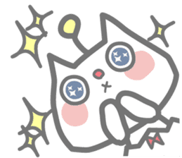 NIHELA-Chan(a tiny kitty with smile) sticker #12643163