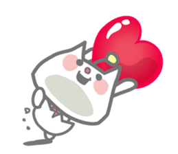 NIHELA-Chan(a tiny kitty with smile) sticker #12643185