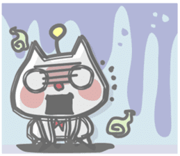 NIHELA-Chan(a tiny kitty with smile) sticker #12643187