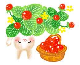 - Flowers And Hares - sticker #12643318