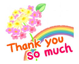 - Flowers And Hares - sticker #12643327