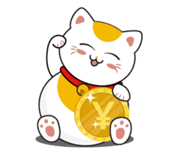 Kawaii Neko The Lucky Cat sticker #12643582