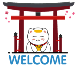 Kawaii Neko The Lucky Cat sticker #12643593