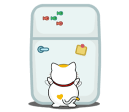 Kawaii Neko The Lucky Cat sticker #12643601