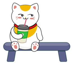 Kawaii Neko The Lucky Cat sticker #12643611