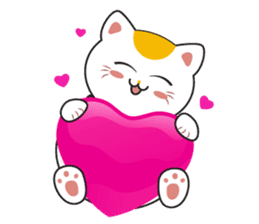 Kawaii Neko The Lucky Cat sticker #12643612