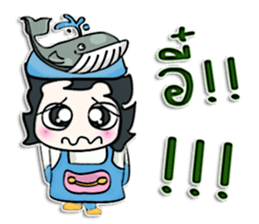 Hello! My name is Tamama.^__^ Whale man! sticker #12643860