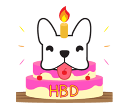 Jewyi The Frenchie 2 sticker #12643895