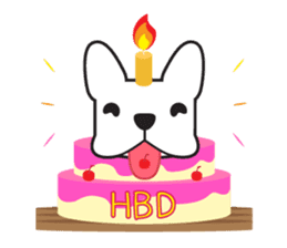 Jewyi The Frenchie 2 sticker #12643895