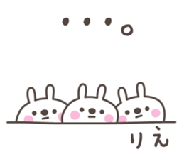 RIE's basic pack,cute rabbit sticker #12643929