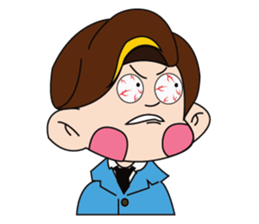 A Tie-Wearing Boy sticker #12644160