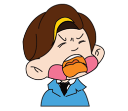 A Tie-Wearing Boy sticker #12644167