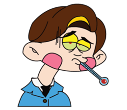 A Tie-Wearing Boy sticker #12644173