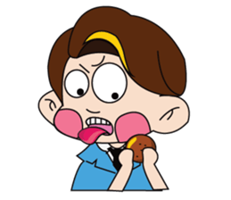 A Tie-Wearing Boy sticker #12644177