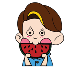 A Tie-Wearing Boy sticker #12644181