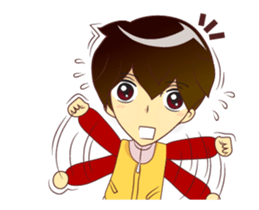 Animation boy thai/Isan 001 sticker #12644390