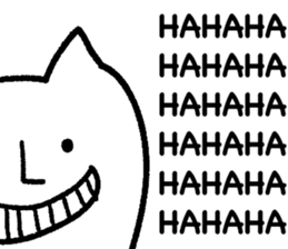 The annoying cat. sticker #12644555