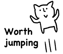 The annoying cat. sticker #12644560