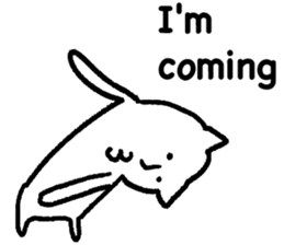 The annoying cat. sticker #12644571