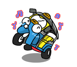 Exceed tuk tuk sticker #12644852