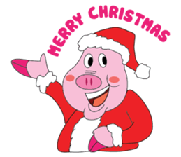 One of us: The Plump Pink, Greeting ! sticker #12644999