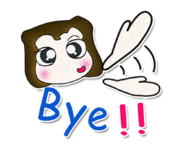 Hello! My name is Mitsuru.^^ sticker #12645032