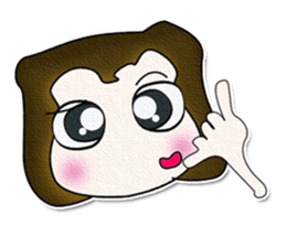 Hello! My name is Mitsuru.^^ sticker #12645052