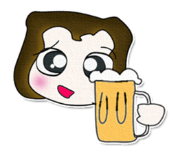 Hello! My name is Mitsuru.^^ sticker #12645057