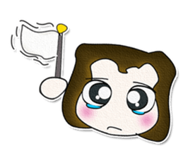 Hello! My name is Mitsuru.^^ sticker #12645065