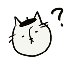 Beret cat in Fukui sticker #12645149